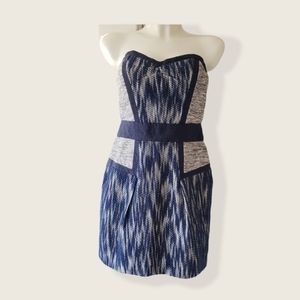 Milly cocktail mini dress Mixed color